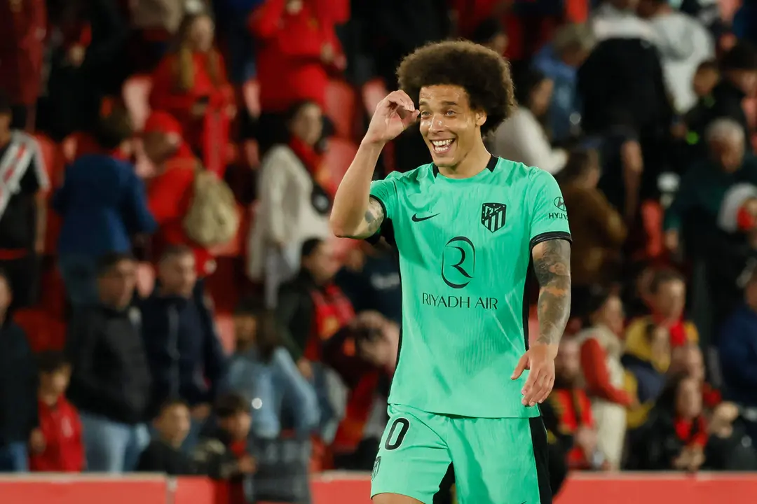 El centrocampista belga del Atlético de Madrid, Axel Witsel, en una imagen de archivo de esta temporada. EFE/CATI CLADERA.