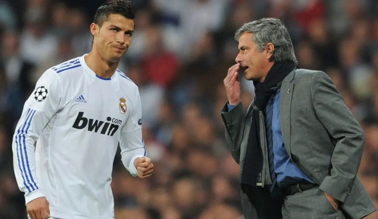 José Mourinho y Cristiano Ronaldo