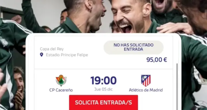 Cacereño-Atlético de Madrid