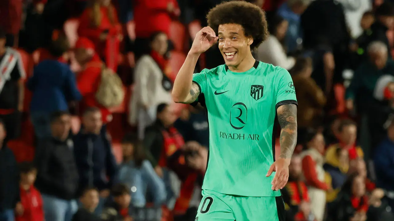 El centrocampista belga del Atlético de Madrid, Axel Witsel, en una imagen de archivo de esta temporada. EFE/CATI CLADERA.