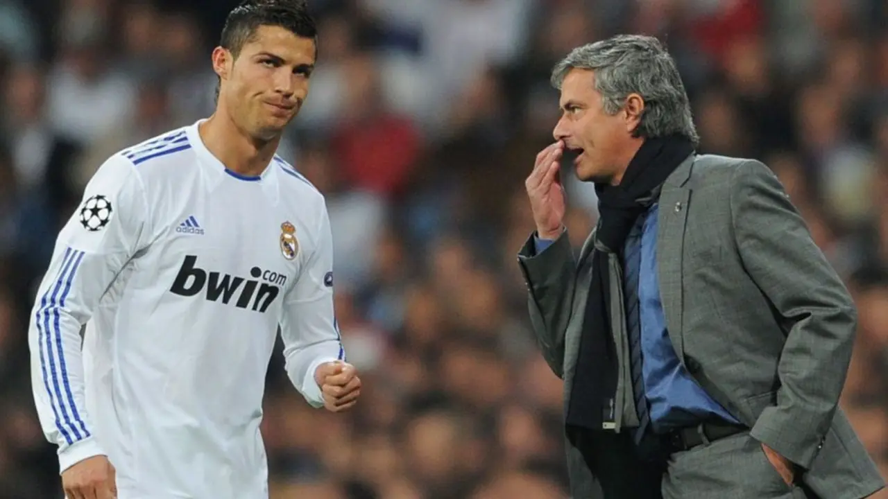 José Mourinho y Cristiano Ronaldo