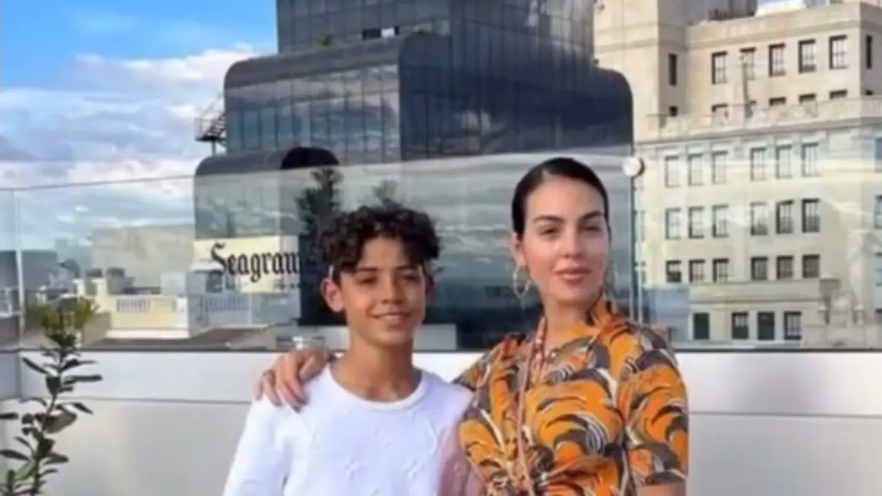 Cristiano Ronaldo Jr. y Giorgina Rodríguez