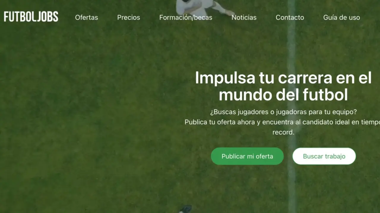 La app Futboljobs.